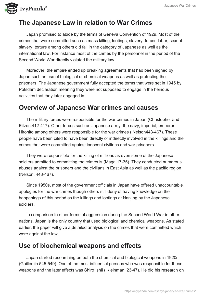Japanese War Crimes. Page 2