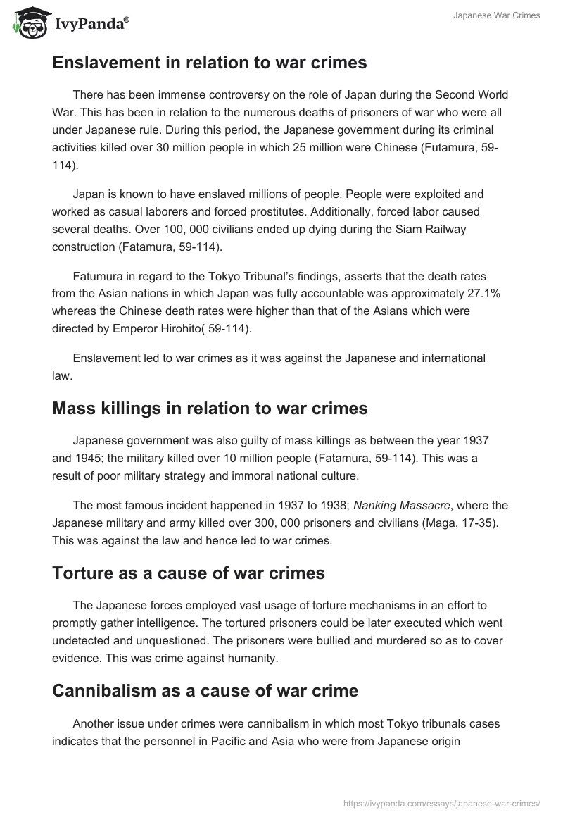 Japanese War Crimes. Page 5