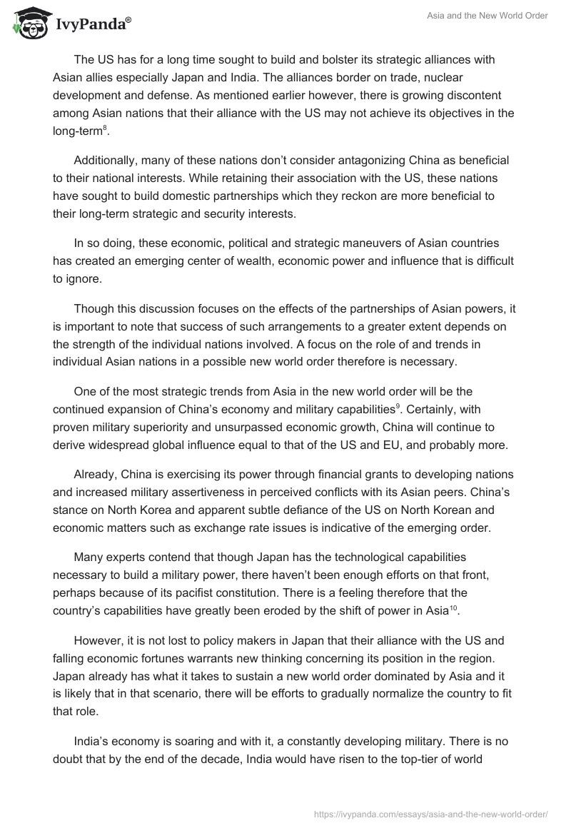 Asia and the New World Order. Page 3
