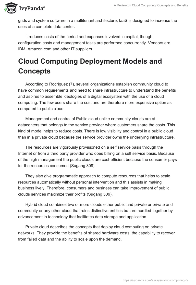 A Review on Cloud Computing: Concepts and Benefits. Page 2