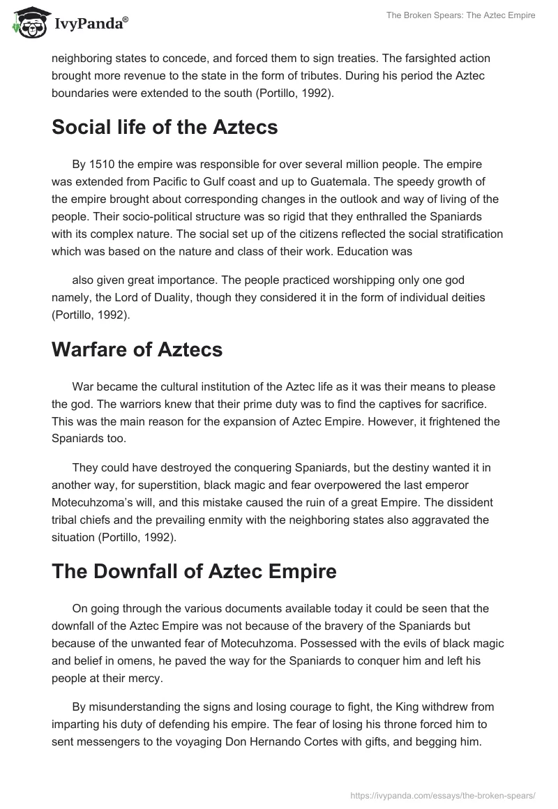 The Broken Spears: The Aztec Empire. Page 3