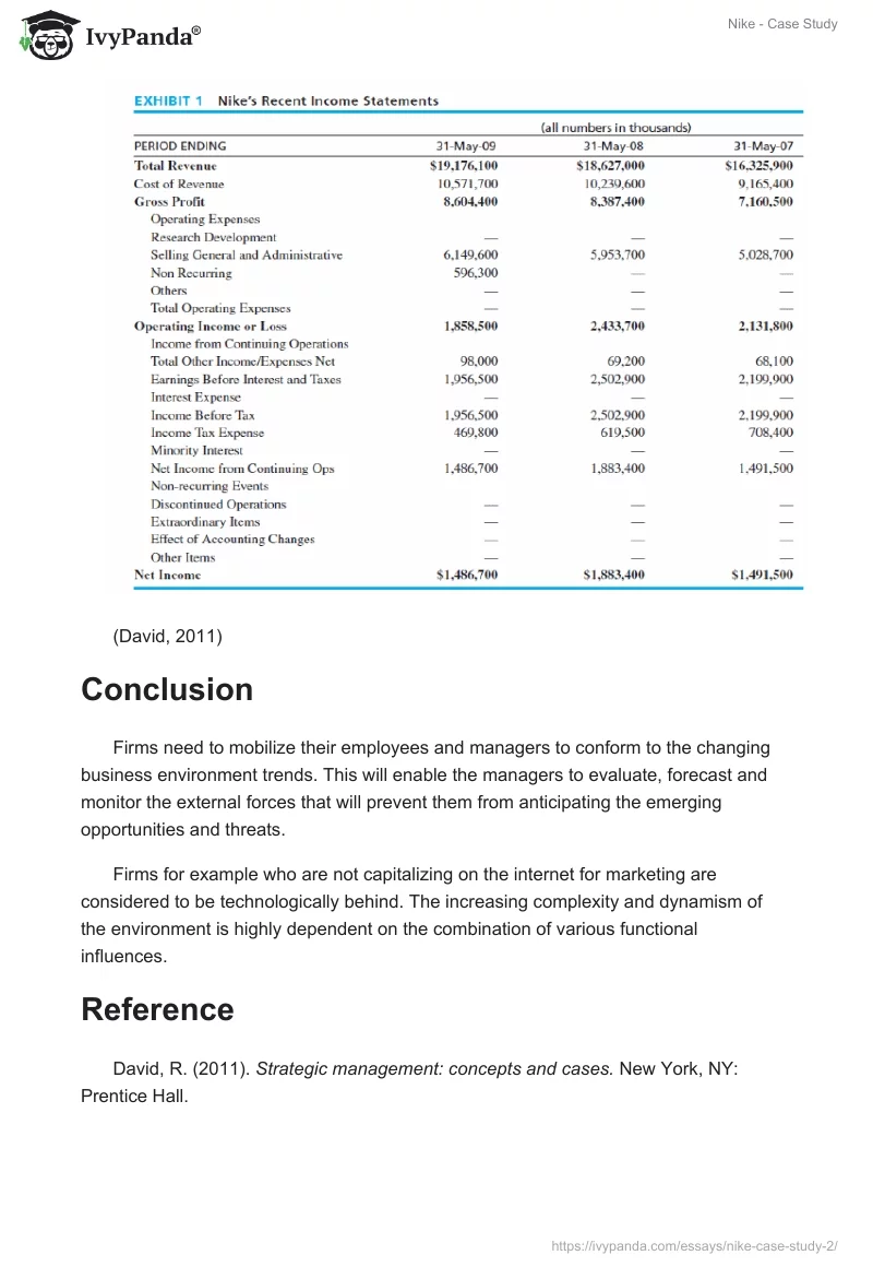 Nike - Case Study. Page 5