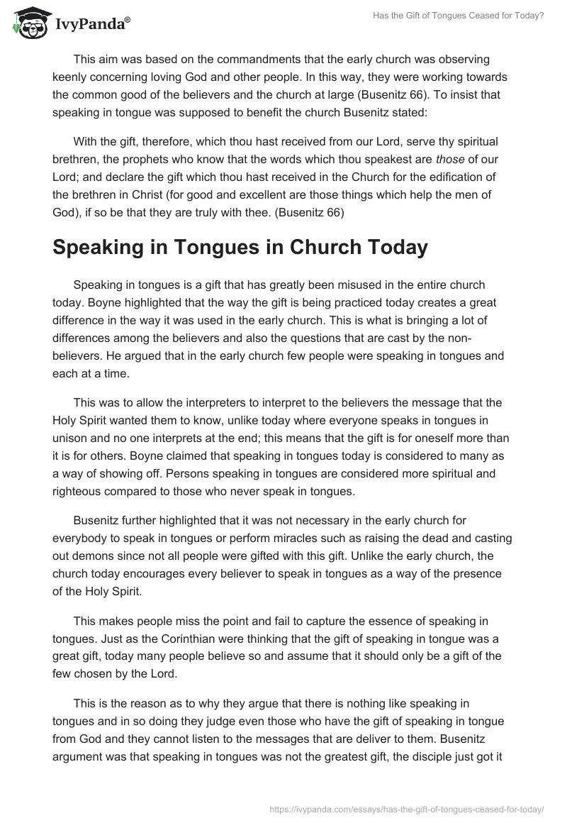 Has the Gift of Tongues Ceased for Today?. Page 3