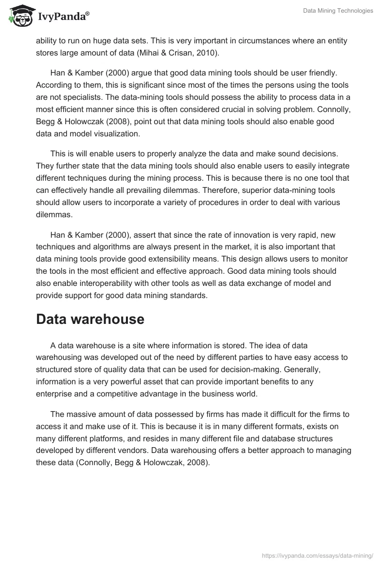 Data Mining Technologies. Page 2