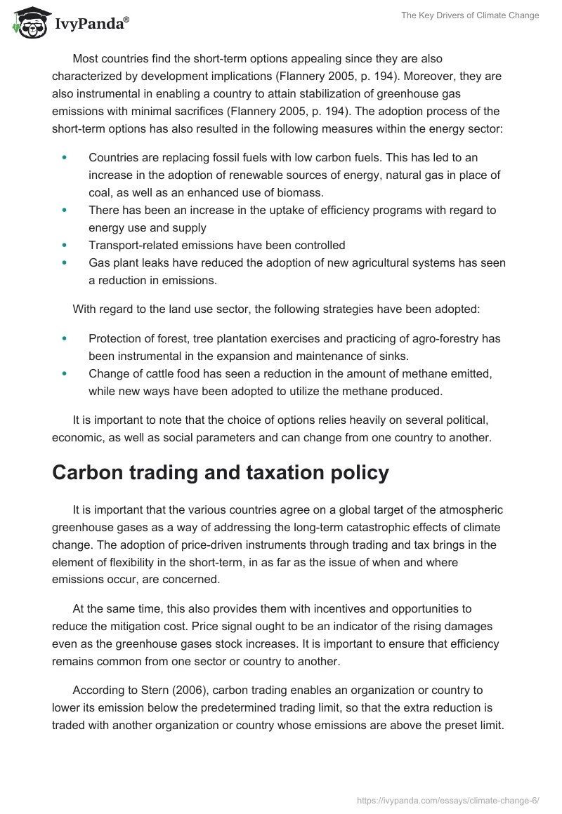 The Key Drivers of Climate Change. Page 5