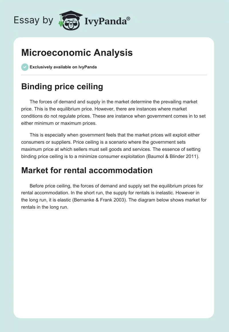 Microeconomic Analysis. Page 1