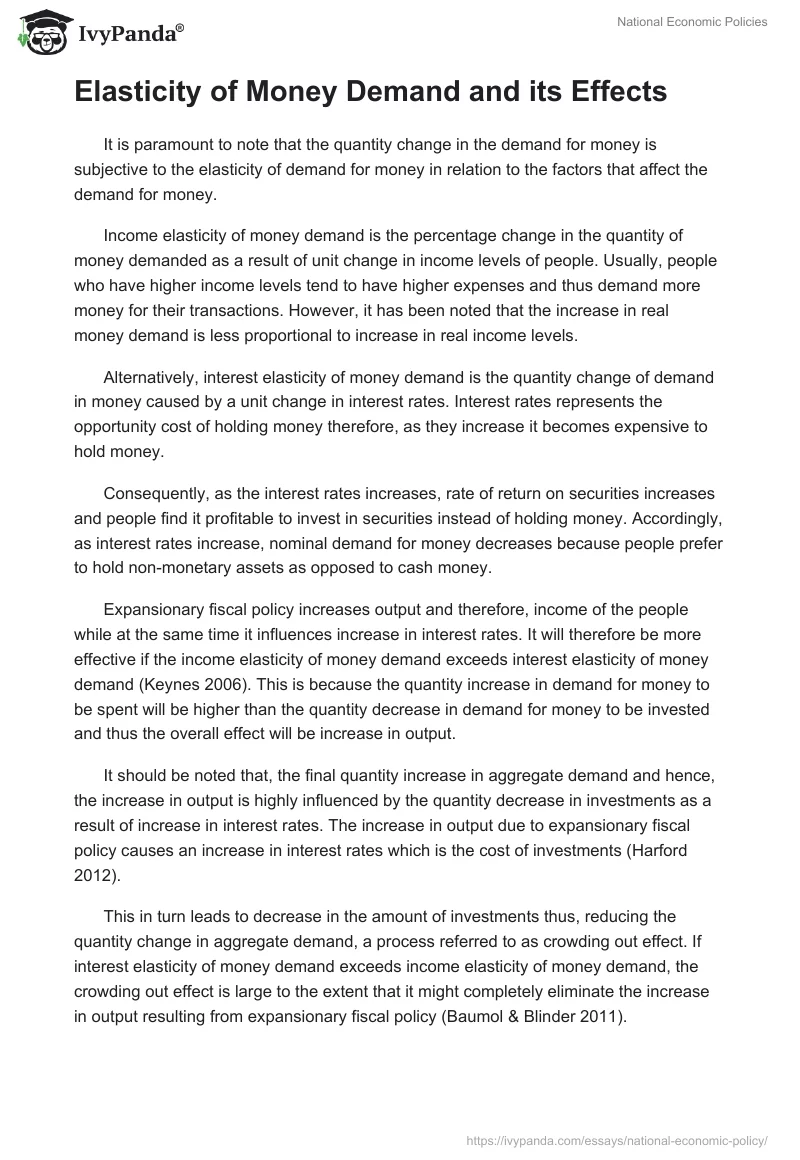 National Economic Policies. Page 3