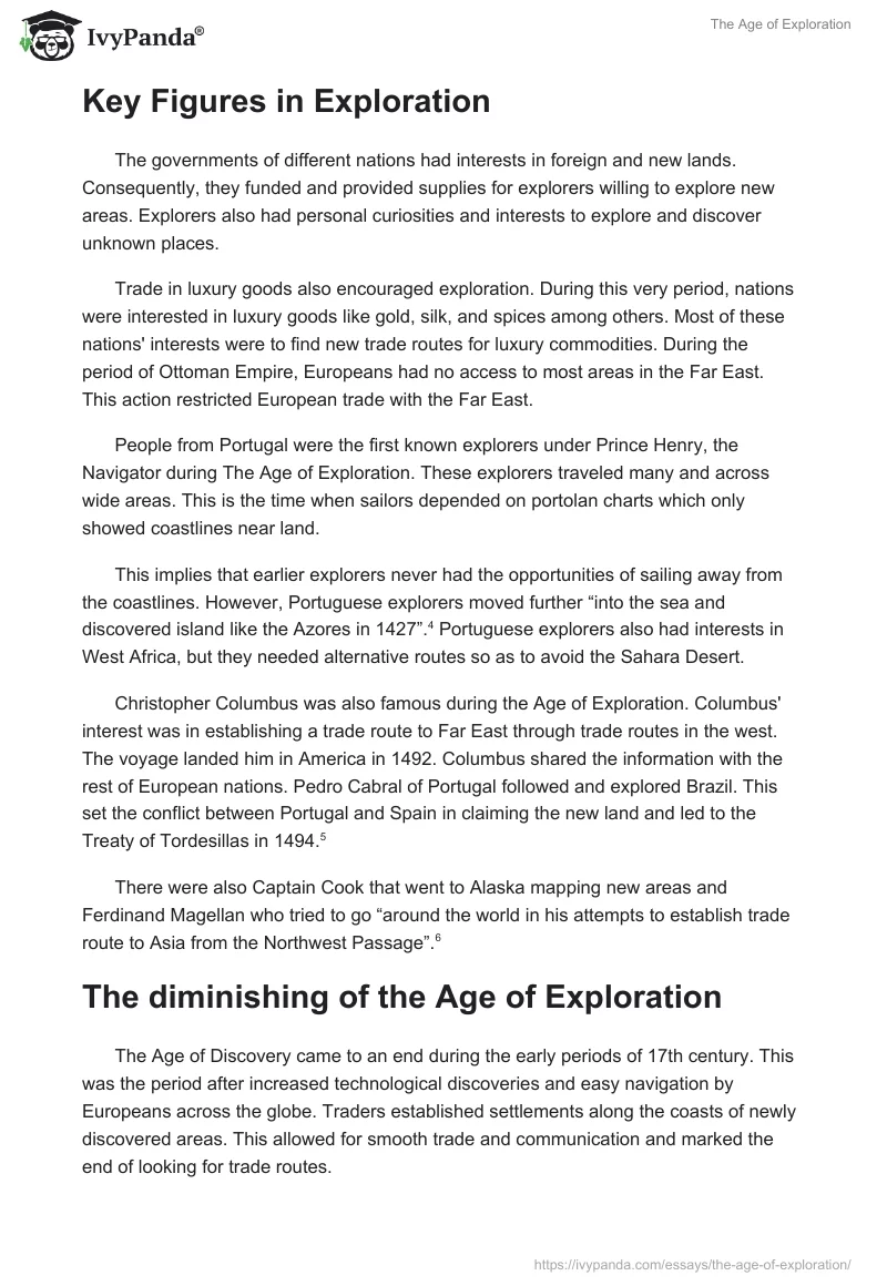 The Age of Exploration. Page 3