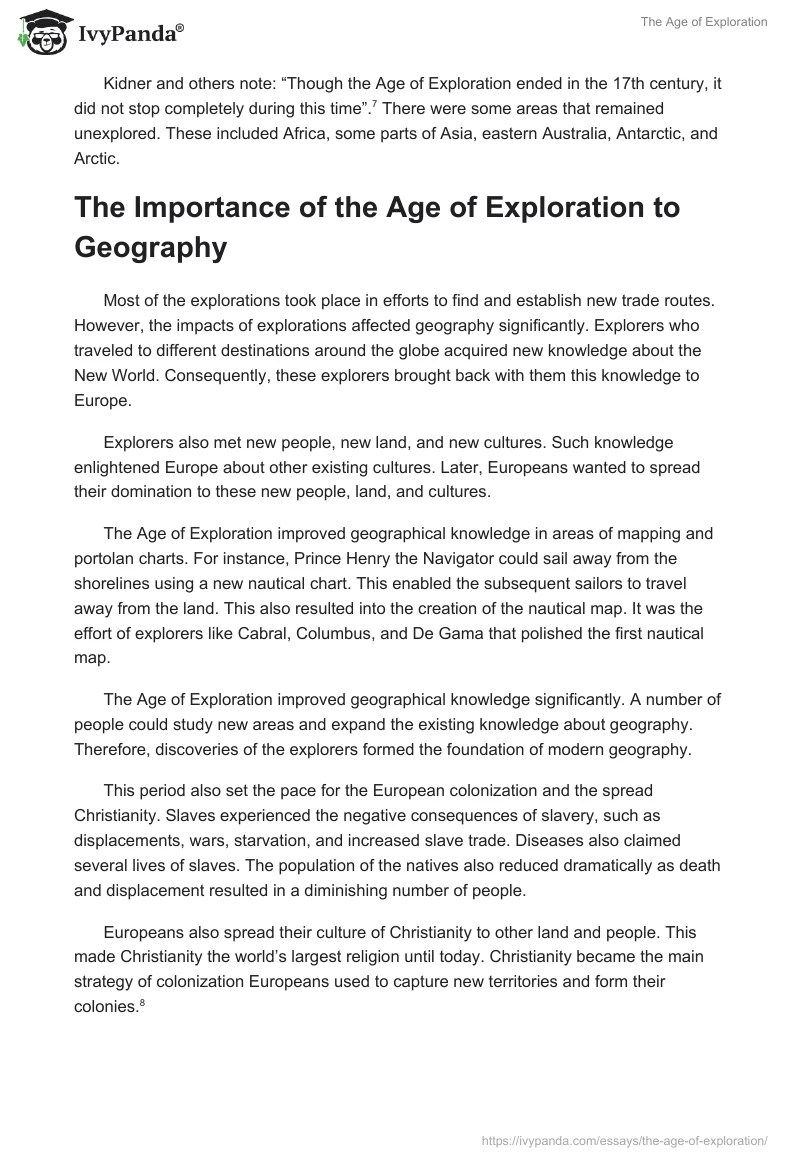 example of exploration essay