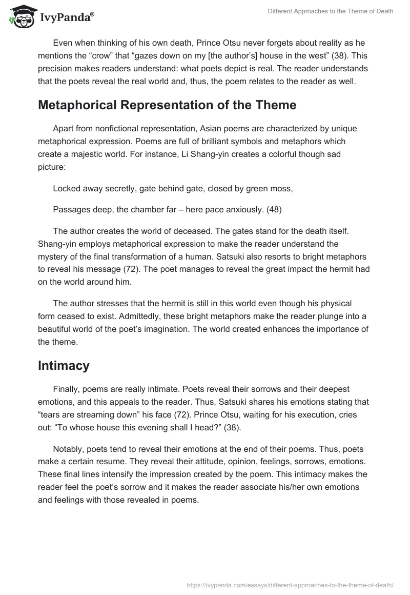 Different Approaches to the Theme of Death. Page 2