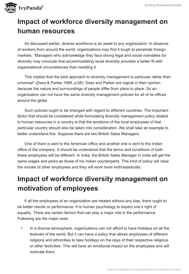 Building Workplace Equality. Page 3