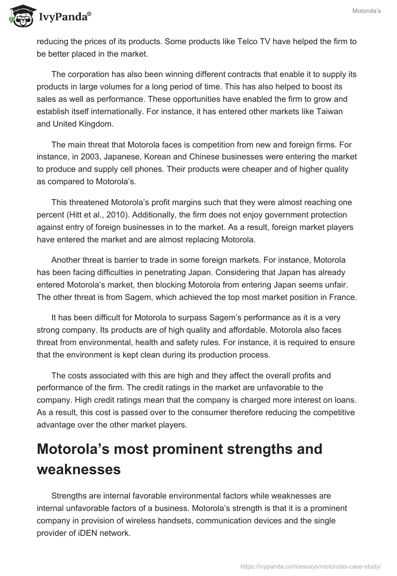 Motorola’s. Page 2