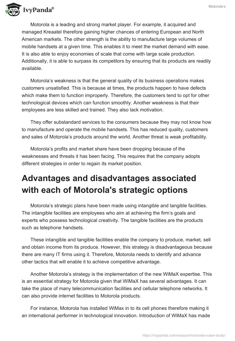 Motorola’s. Page 3