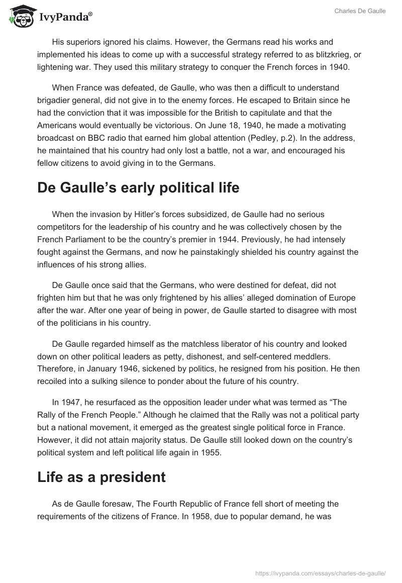 Charles De Gaulle. Page 3