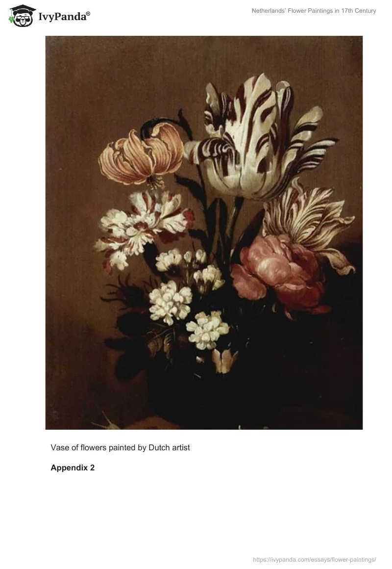 Netherlands’ Flower Paintings in 17th Century. Page 4