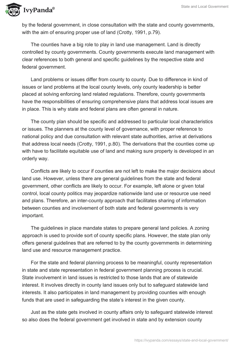 State and Local Government. Page 3