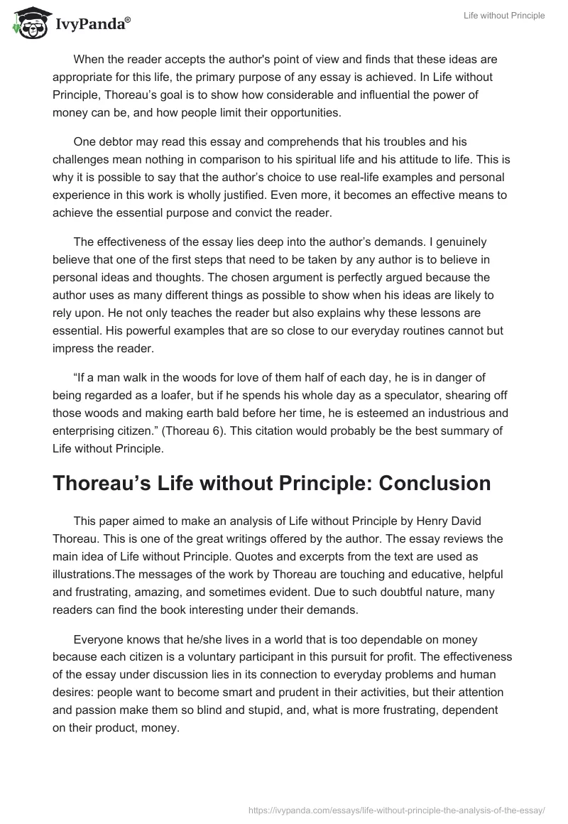 Life without Principle. Page 3