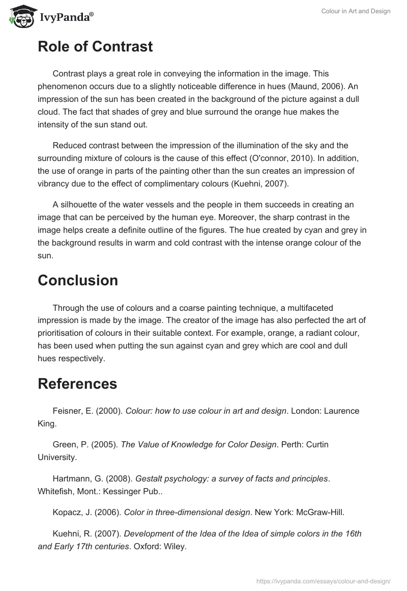 Colour in Art and Design. Page 3