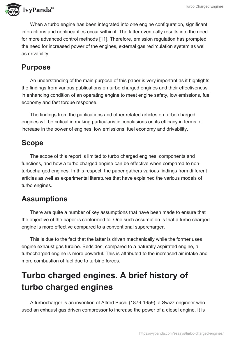 Turbo Charged Engines. Page 2