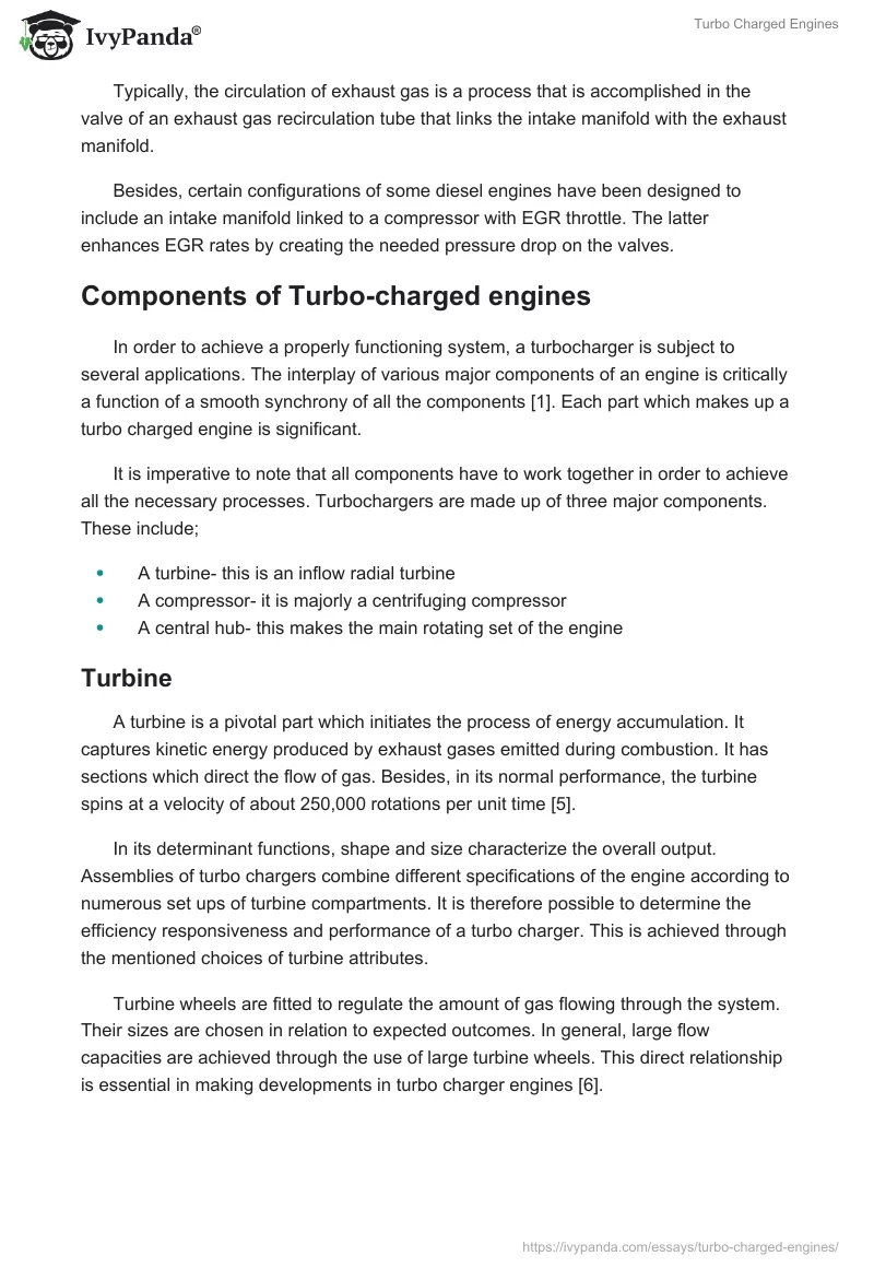 Turbo Charged Engines. Page 4