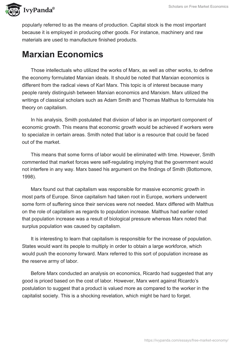 Scholars on Free Market Economics. Page 3