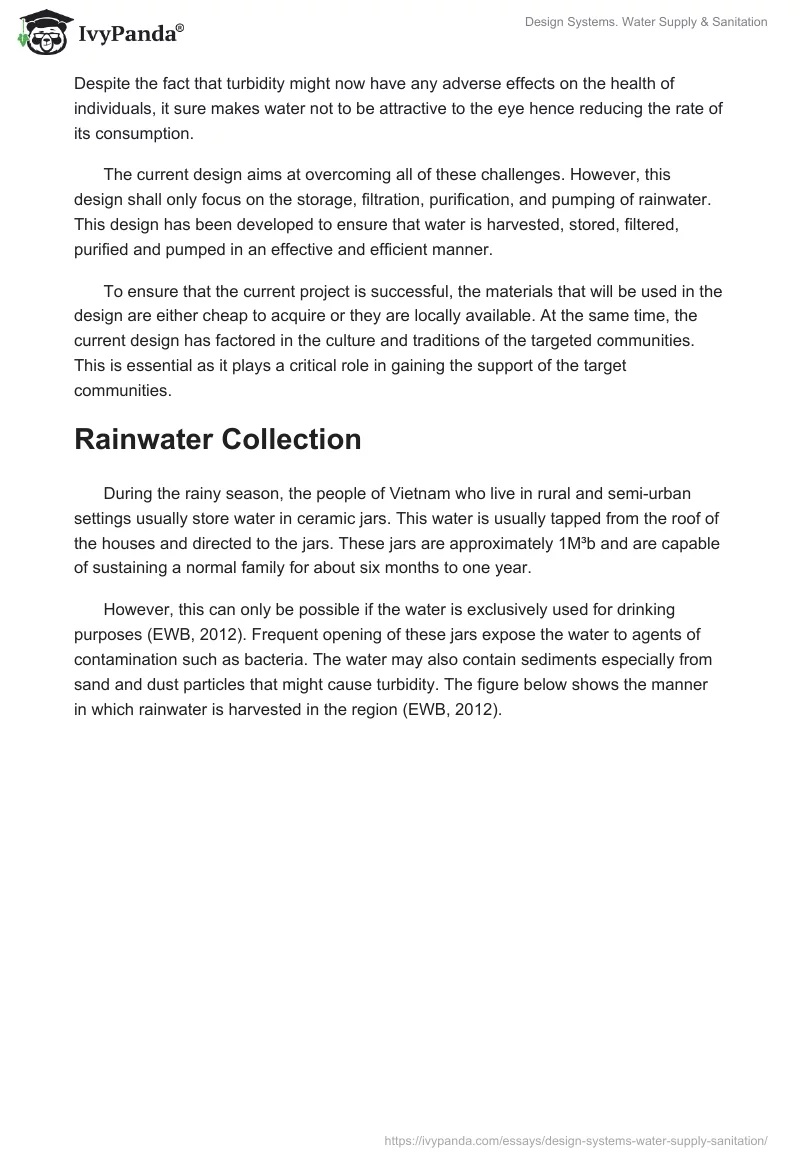 Design Systems. Water Supply & Sanitation. Page 2
