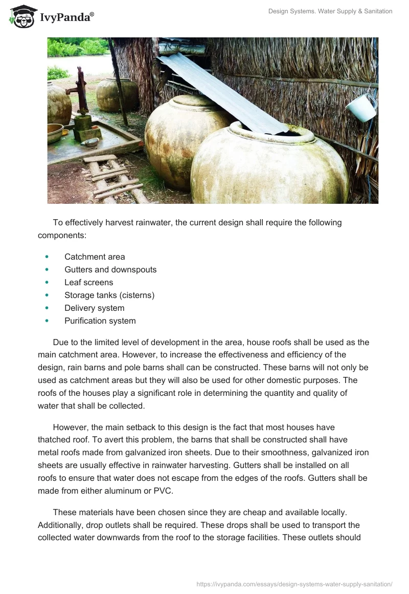 Design Systems. Water Supply & Sanitation. Page 3
