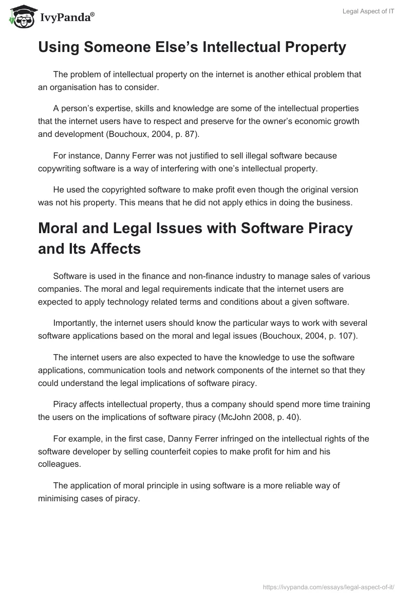 Legal Aspect of IT. Page 2