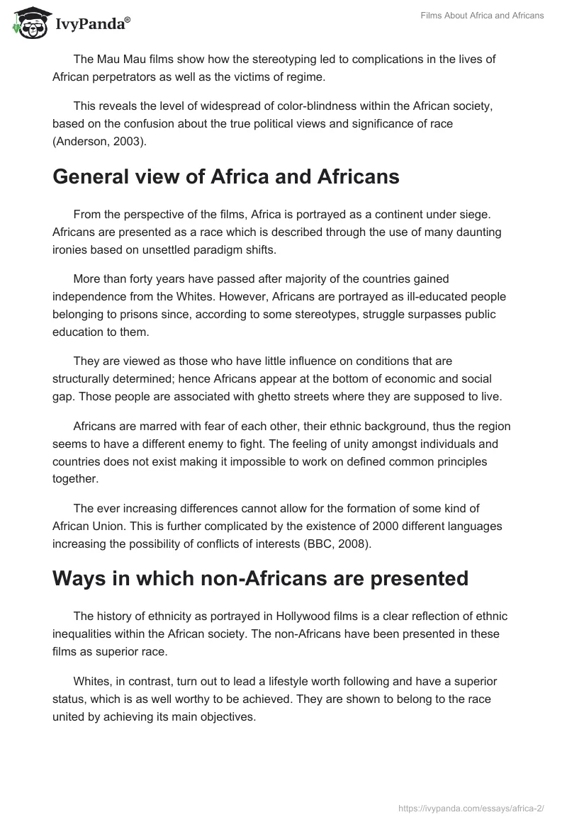 Films About Africa and Africans. Page 3