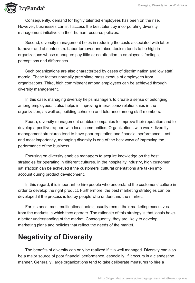 Managing Diversity in the Workplace. Page 3