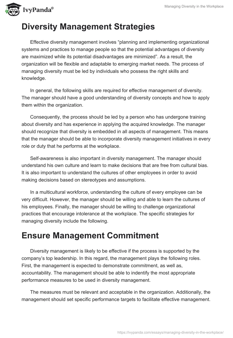 Managing Diversity in the Workplace. Page 5