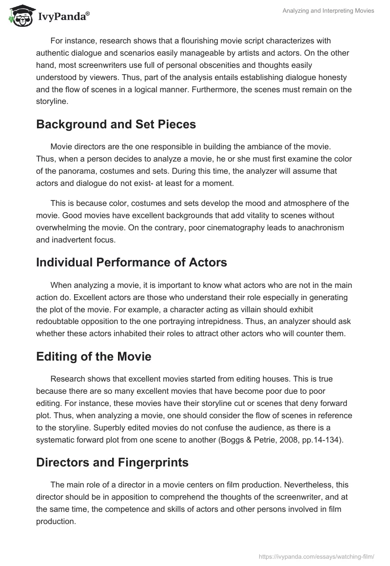 Analyzing and Interpreting Movies. Page 3