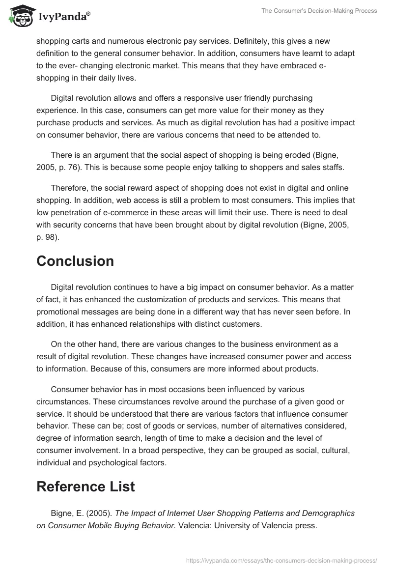 The Consumer's Decision-Making Process. Page 4