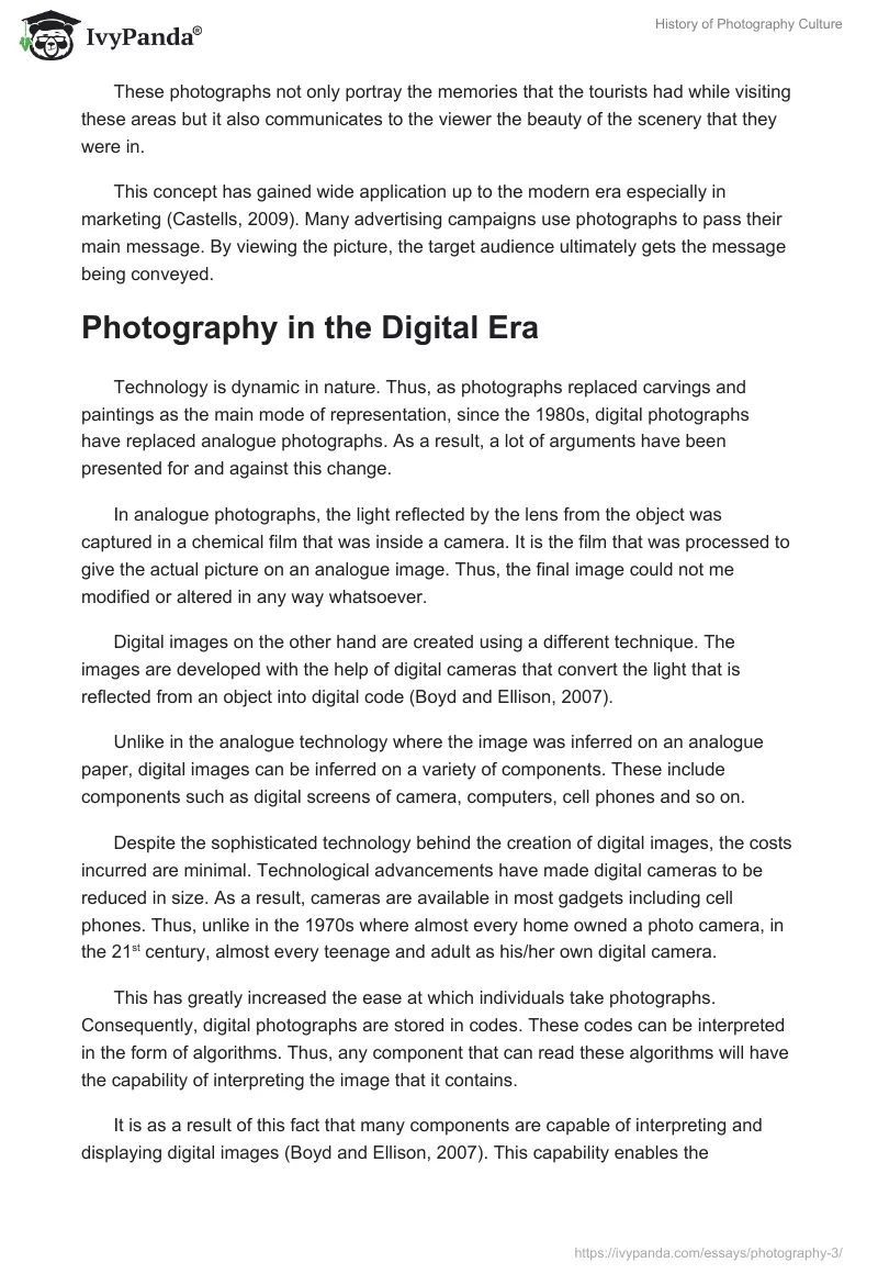 History of Photography Culture. Page 4
