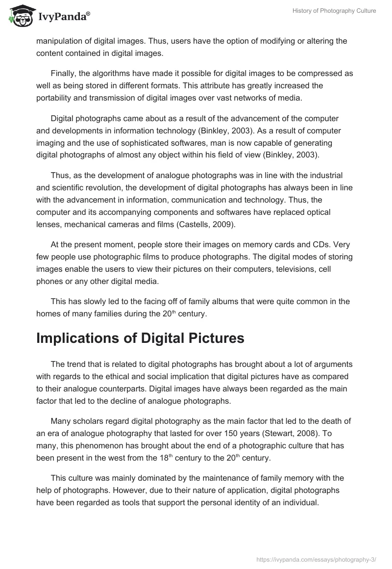 History of Photography Culture. Page 5