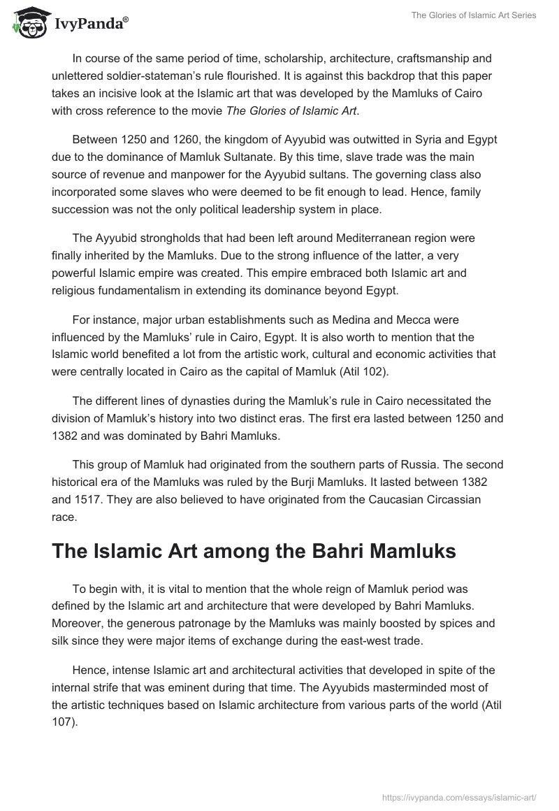 The Glories of Islamic Art Series. Page 2