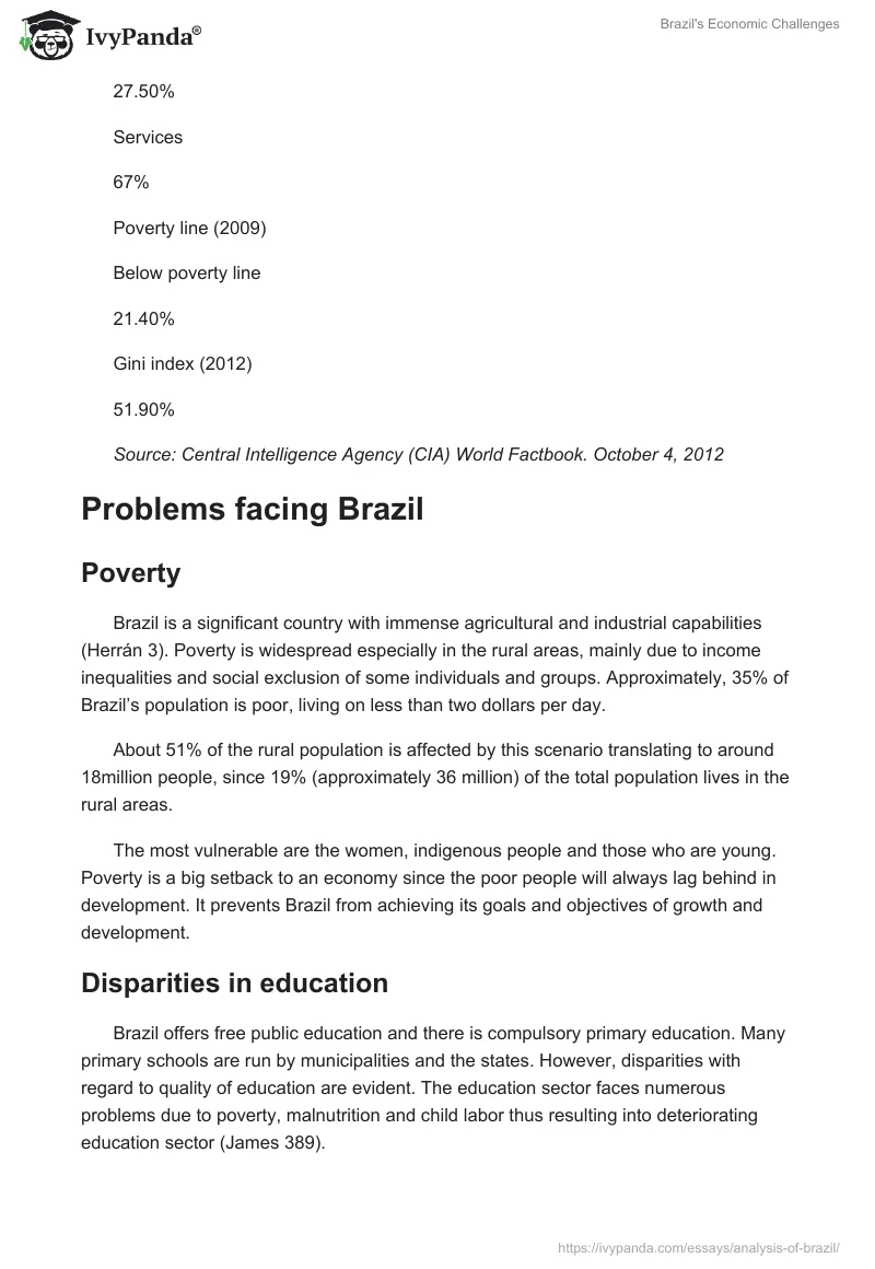 Brazil's Economic Challenges. Page 4