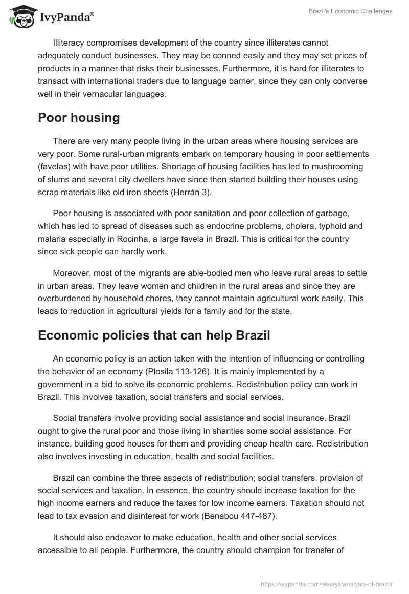 Brazil's Economic Challenges. Page 5