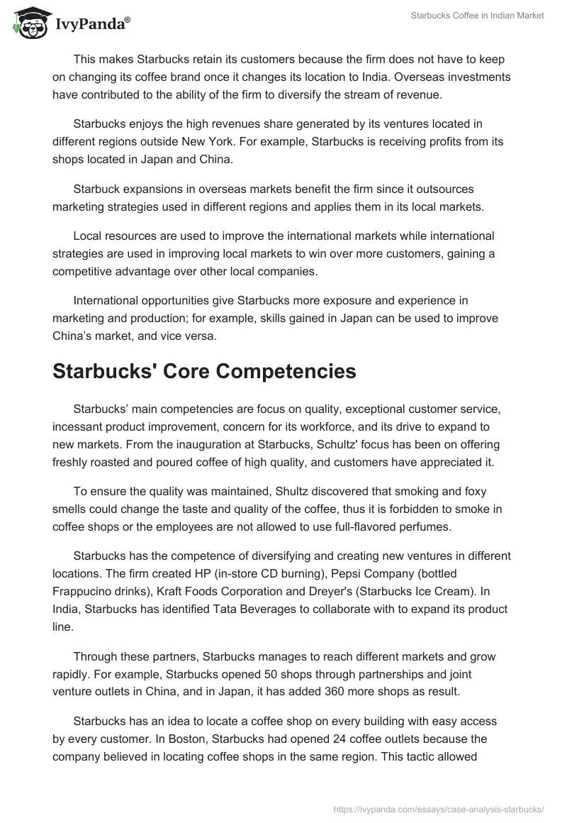 Starbucks Coffee in Indian Market. Page 4
