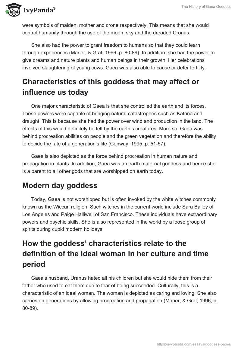 The History of Gaea Goddess. Page 2