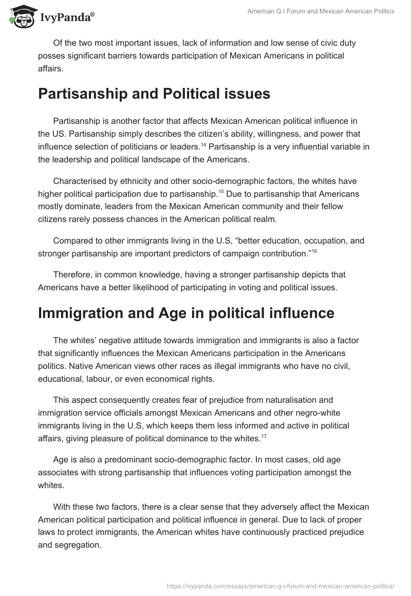 American G.I Forum and Mexican American Politics. Page 4