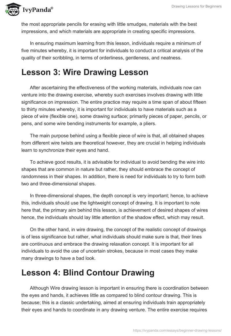 Drawing Lessons for Beginners. Page 3