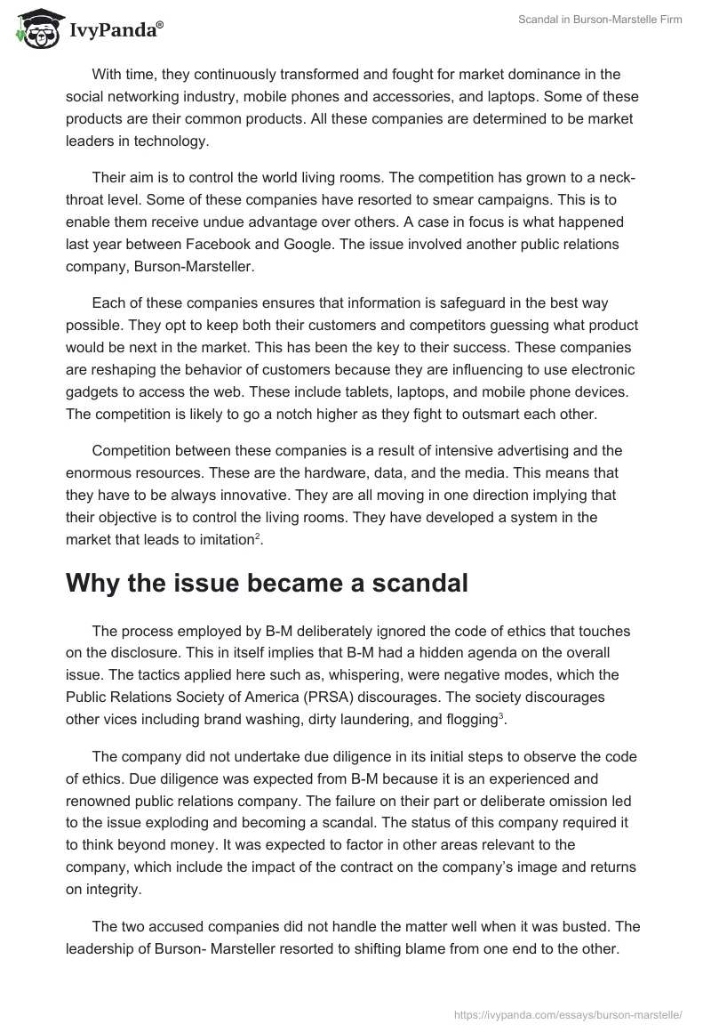 Scandal in Burson-Marstelle Firm. Page 2