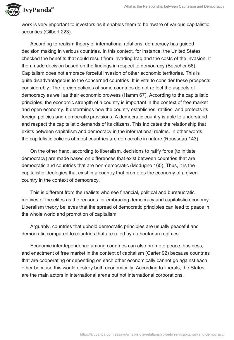 What Is the Relationship Between Capitalism and Democracy?. Page 4