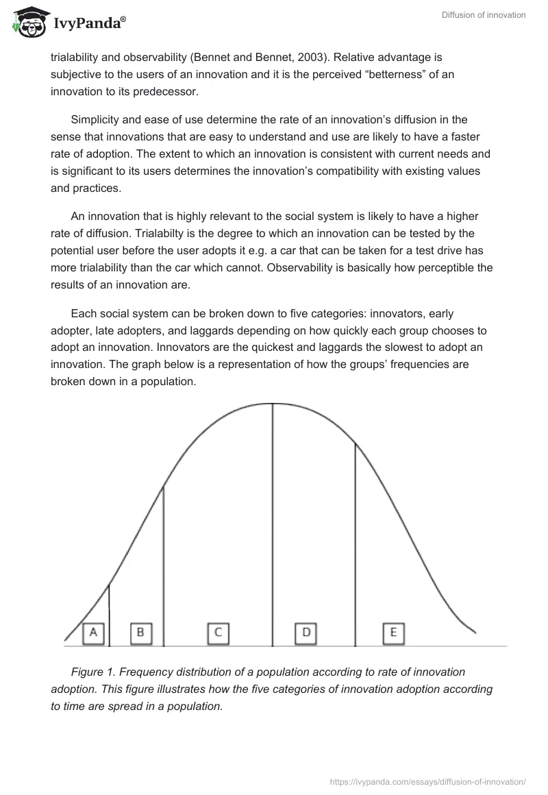 Diffusion of innovation. Page 2