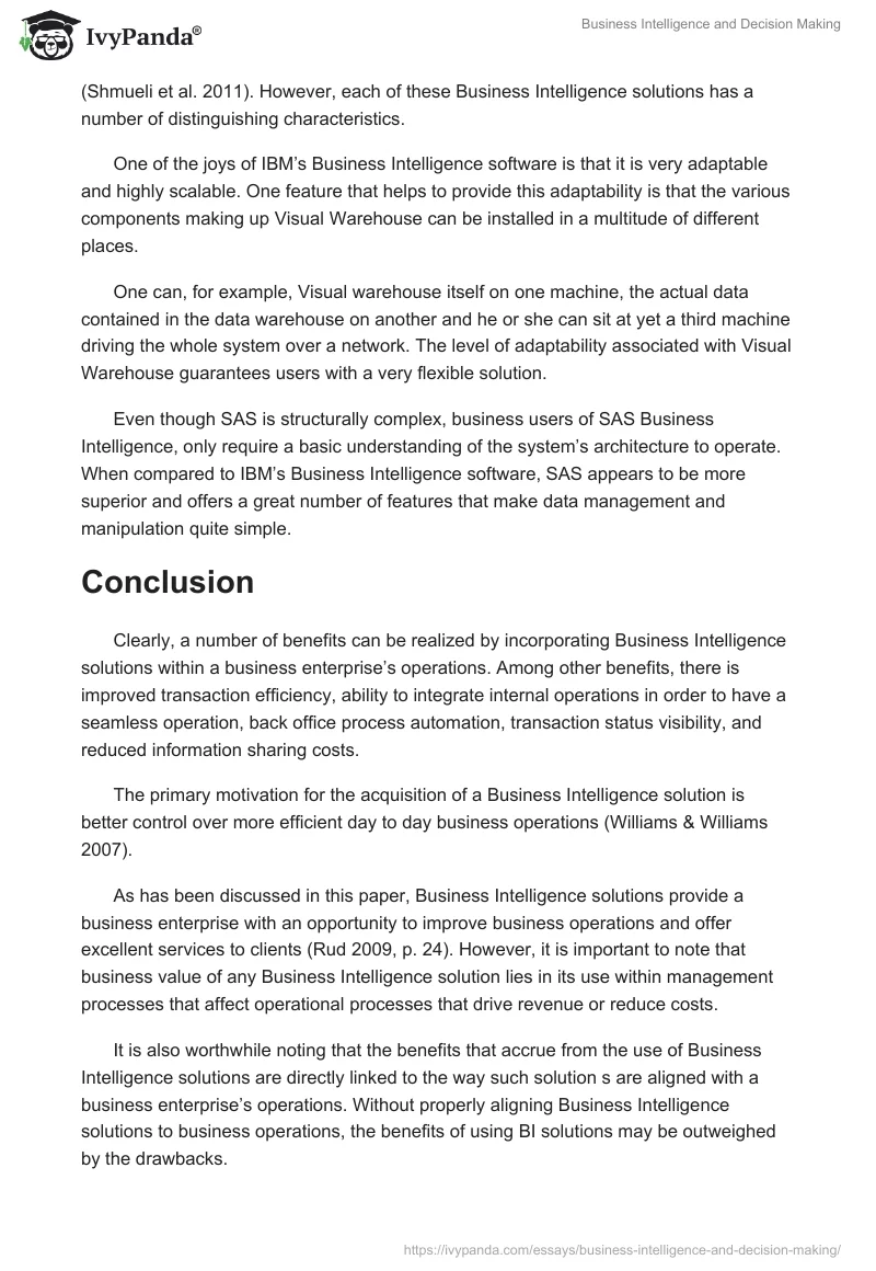 Business Intelligence and Decision Making. Page 4