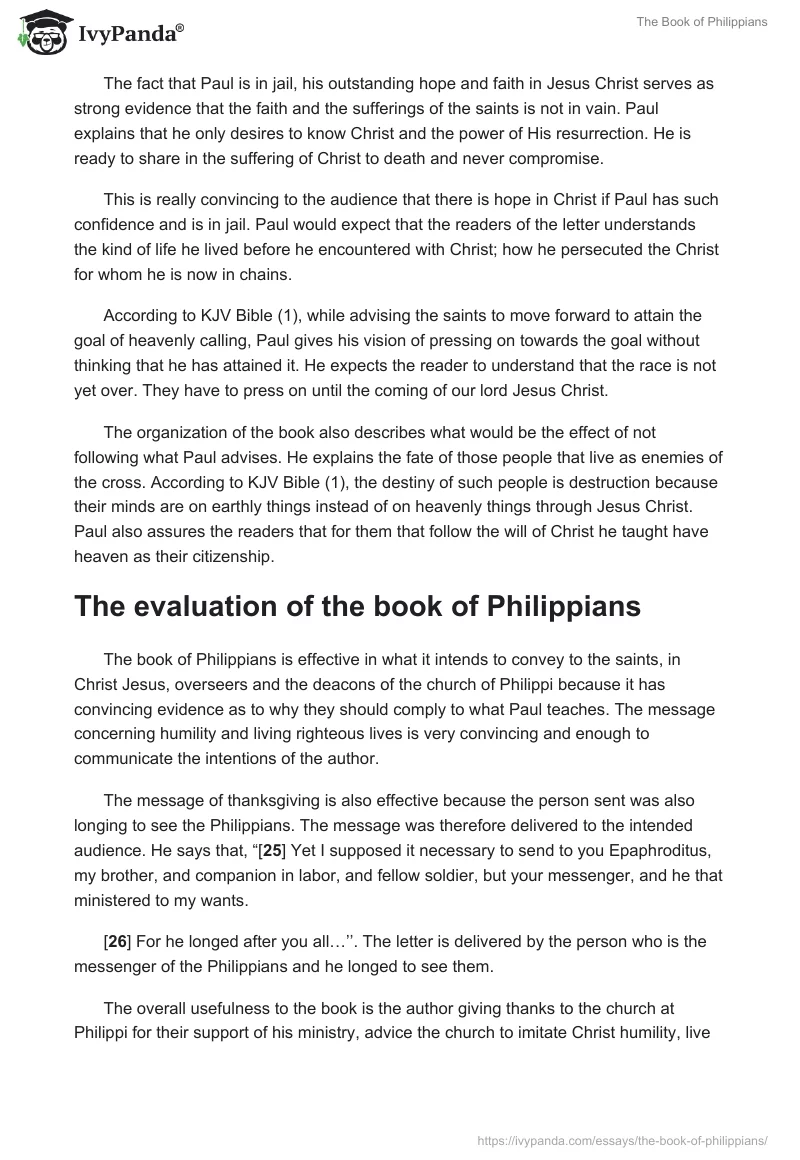 The Book of Philippians. Page 4