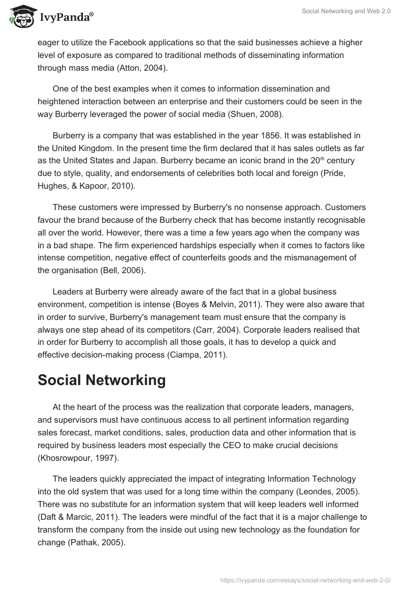 Social Networking and Web 2.0. Page 2