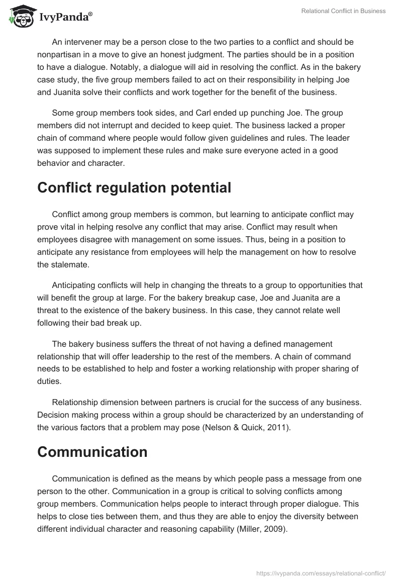 Relational Conflict in Business. Page 4