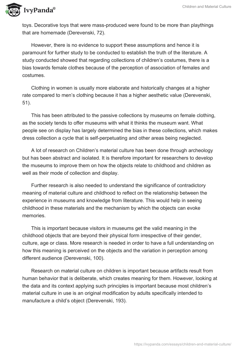 Children and Material Culture. Page 2